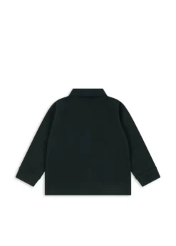 FLORIAN LONG SLEEVE POLO - scarab