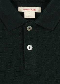 FLORIAN LONG SLEEVE POLO - scarab