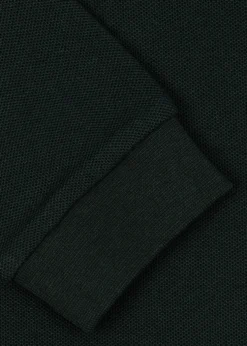 FLORIAN LONG SLEEVE POLO - scarab