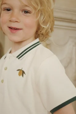 Florian polo - antique white