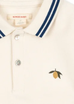 FLORIAN POLO SHIRT GOTS - antique white