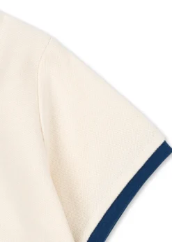 FLORIAN POLO SHIRT GOTS - antique white
