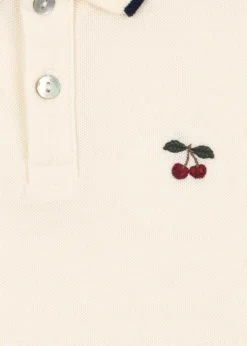 FLORITA POLOSKJORTE - antique white