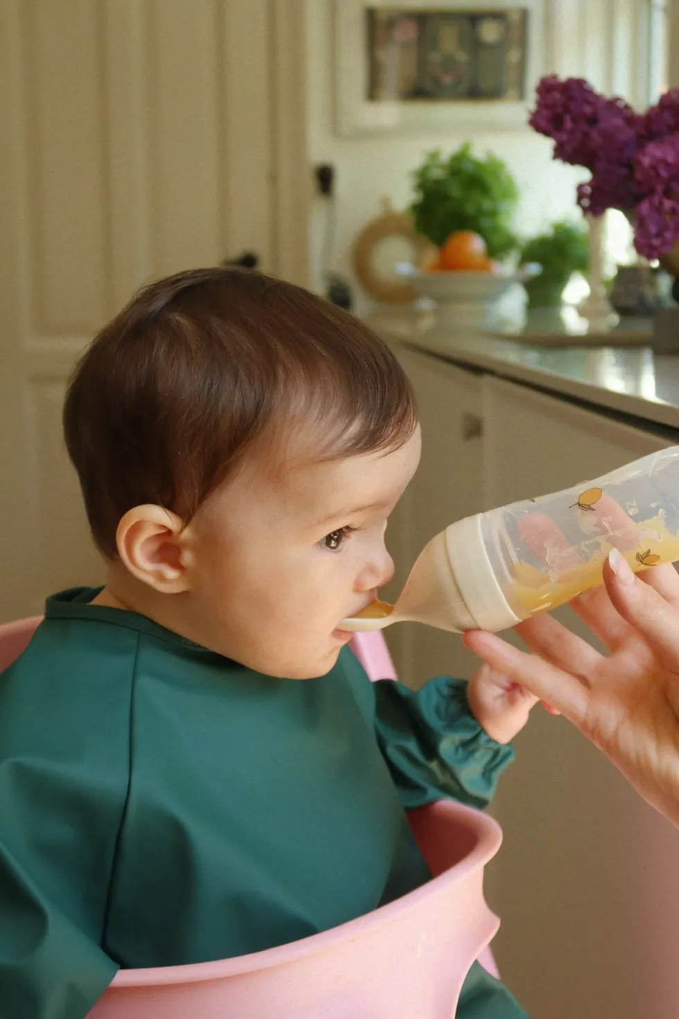 FOOD FEEDING SET - lemon