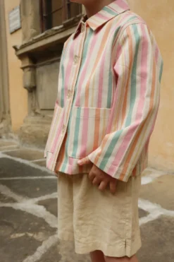 Frankie Overshirt - miami stripe