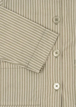 frankie overshirt - tea stripe