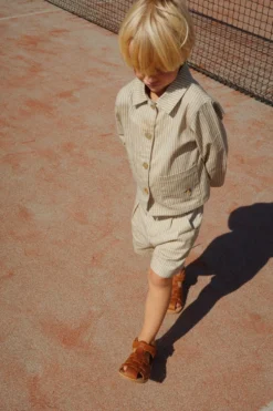 frankie shorts - tea stripe