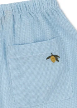 FRAN SHORTS - blue check