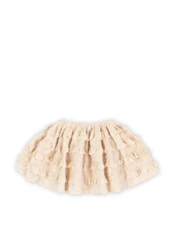 Frilla nederdel - buttercream