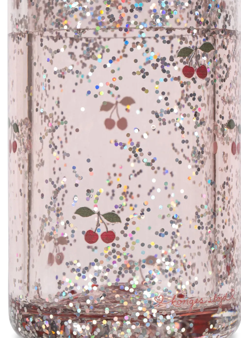 GLITTER BOTTLE - cherry