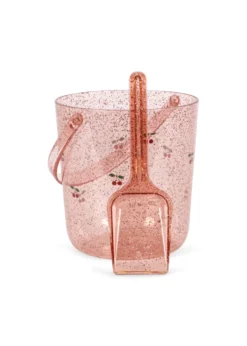 GLITTER BUCKET AND SHOVEL PRINT - cherry