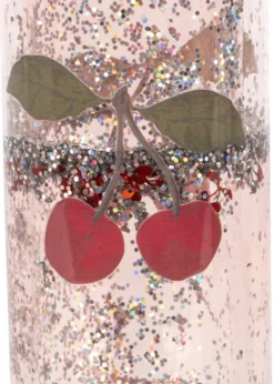 GLITTER DRIKKEDUNK - cherry glitter