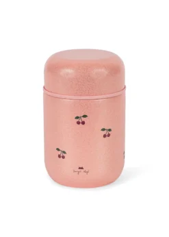 GLITTER THERMO FOOD JAR - cherry glitter