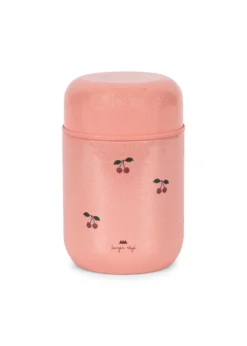 GLITTER THERMO FOOD JAR - cherry glitter