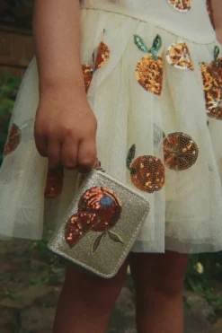 HEARTLILY KJOLE - arancia sequin