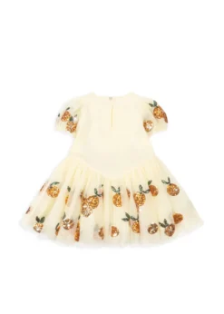 HEARTLILY KJOLE - arancia sequin