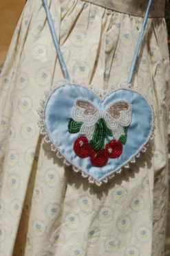 Hjerte Skuldertaske - ashley blue
