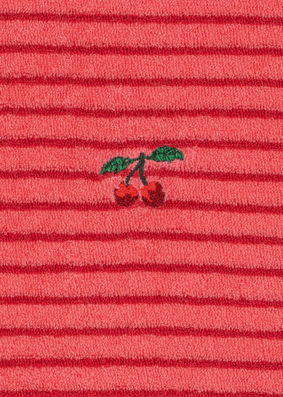 ITTY SWEATSHIRT - cardinal rose stripe