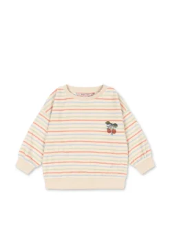 Itty Sweatshirt - confetti stripe