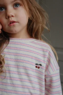 Itty sweatshirt - lolly stripe