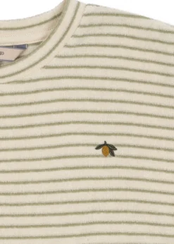 Itty sweatshirt - tea stripe