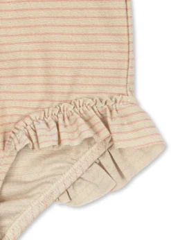 Jade Langærmet Badedragt - rose stripe