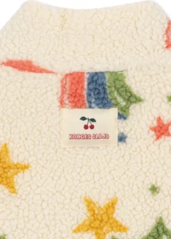 JODY TEDDY HALF ZIP - rainbow star