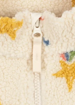 JODY TEDDY HALF ZIP - rainbow star