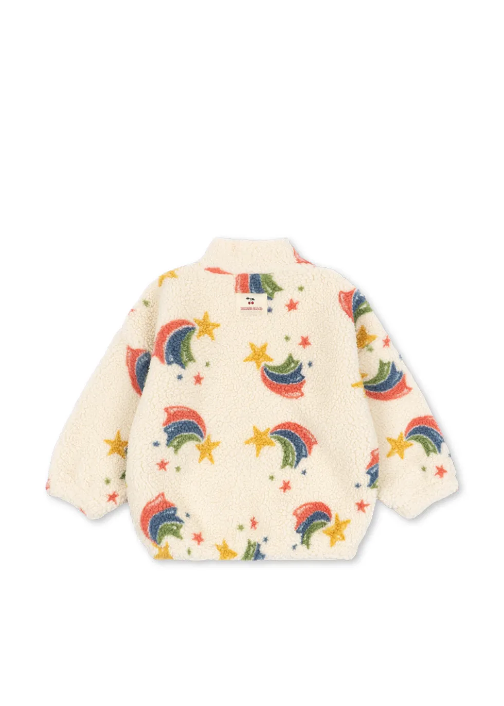JODY TEDDY HALF ZIP - rainbow star