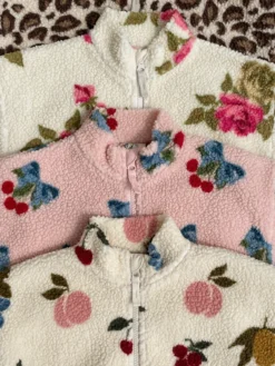 Jody teddyjakke - amarena rose