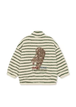 JODY TEDDYJAKKE - erba stripe