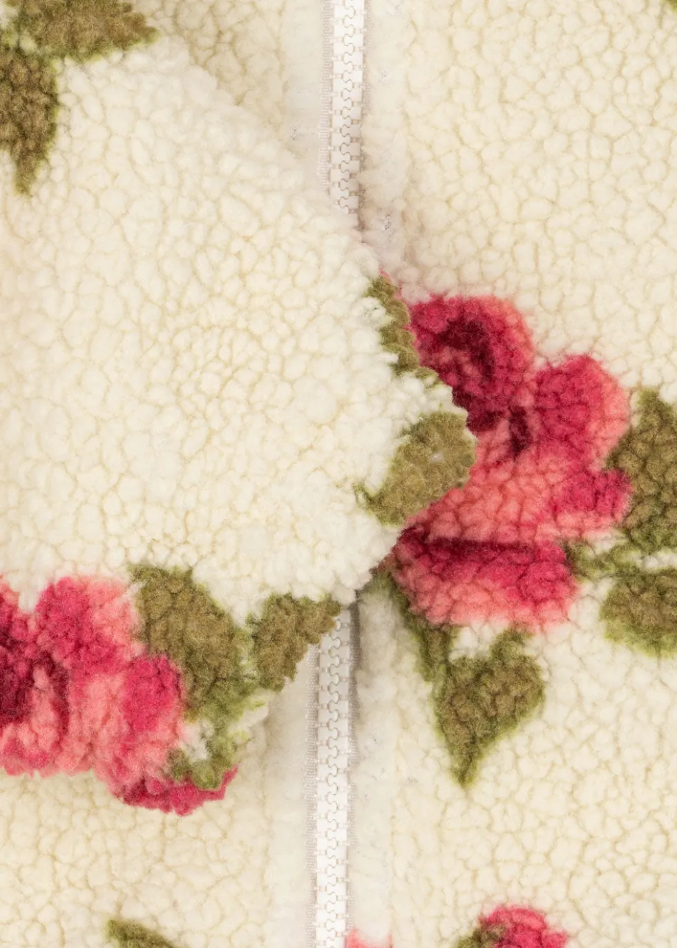 Jody teddyjakke - midori blanc