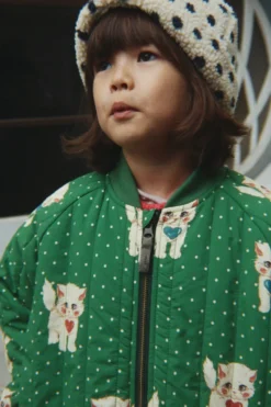 JUNO BOMBERJAKKE - dot miao verde