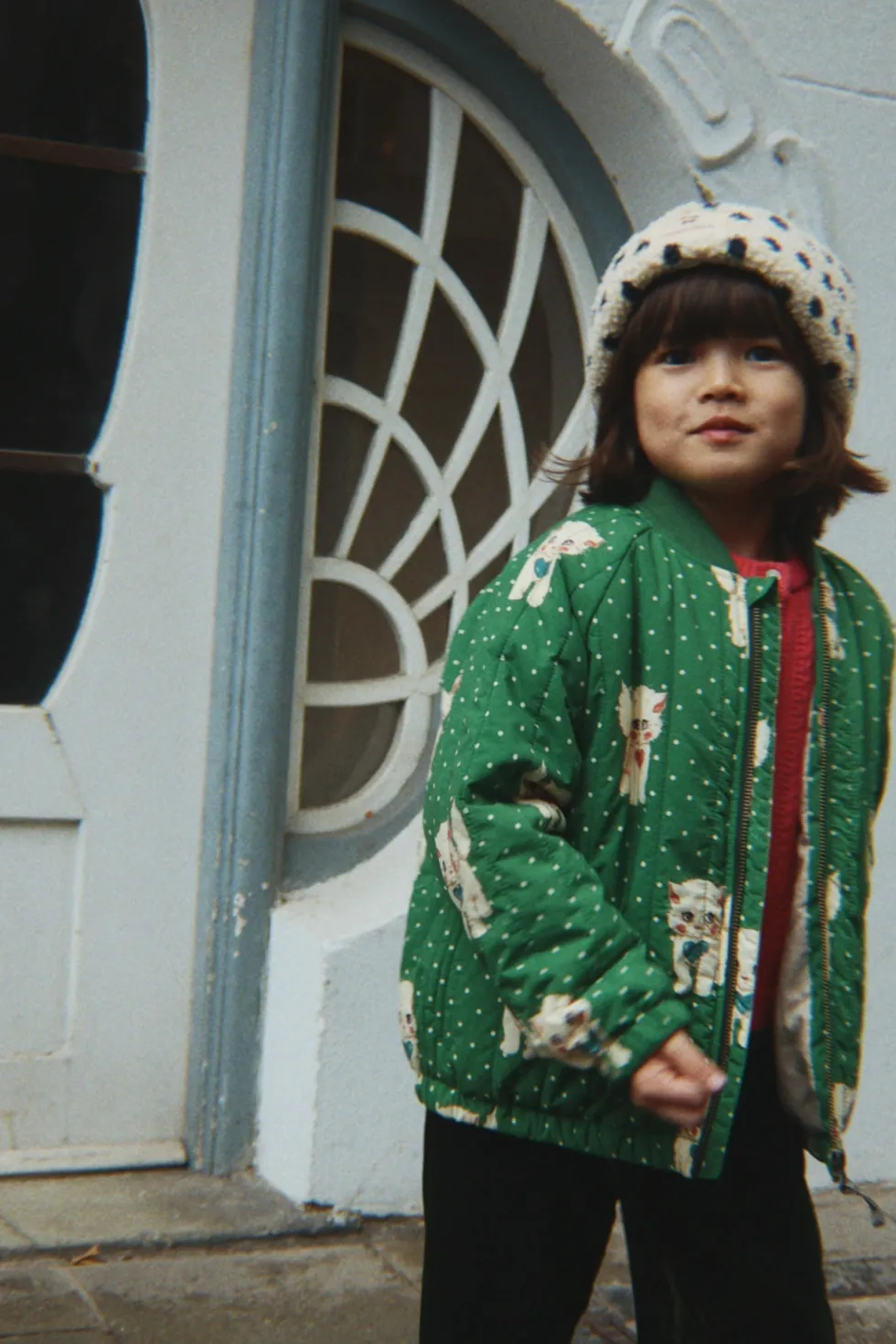 JUNO BOMBERJAKKE - dot miao verde