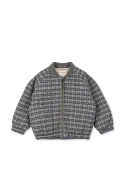 juno Bomberjakke - laurel blue check