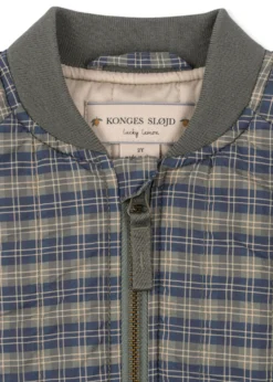 juno Bomberjakke - laurel blue check