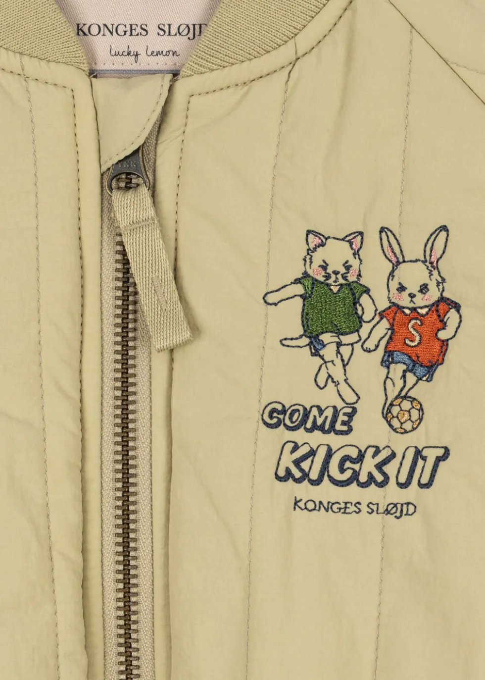 Juno Bomberjakke - pale olive green