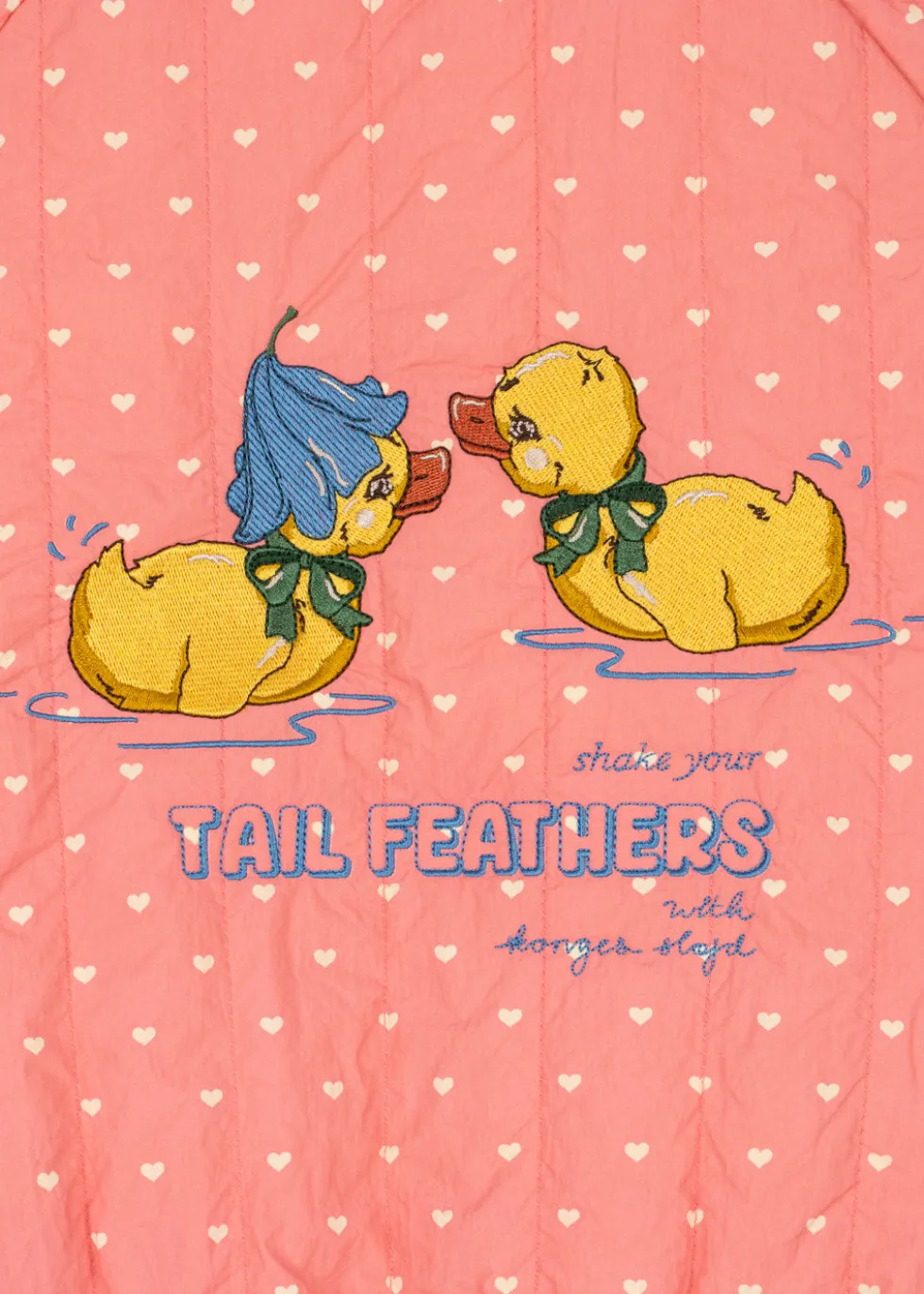 JUNO ÆLLING BOMBERJAKKE - coeur feathers