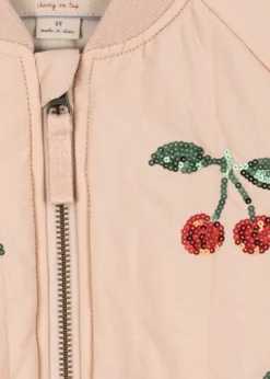 JUNO PAILLET BOMBERJAKKE - cameo rose