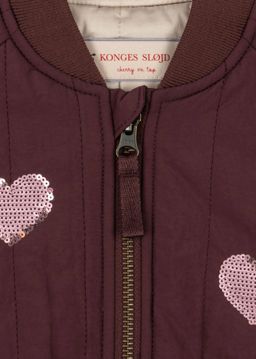 Juno Paillet Bomberjakke - decadent chocolate