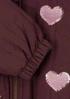 Juno Paillet Bomberjakke - decadent chocolate