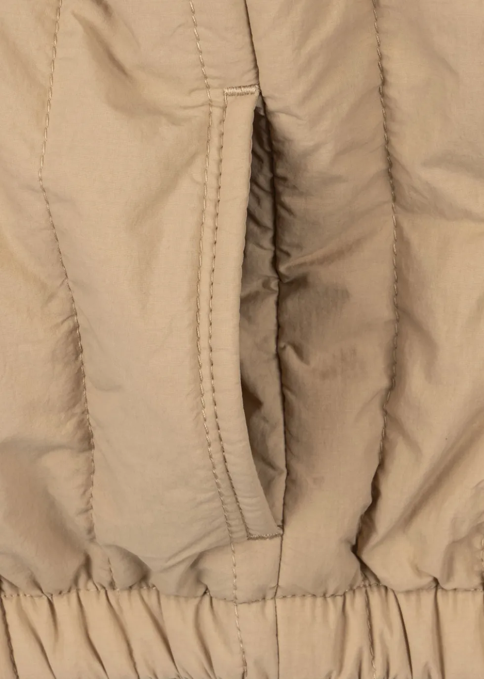 juno vest - travertine