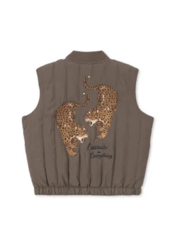 juno vest - walnut