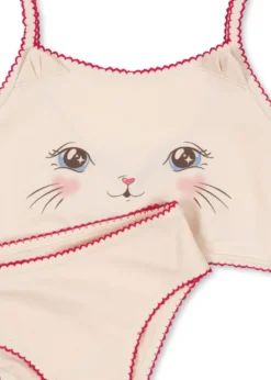 kitty bikini - soft pink