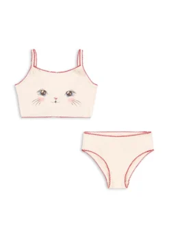 kitty bikini - soft pink