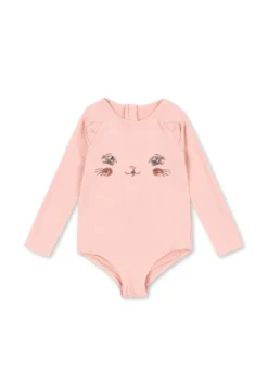 Kitty Langærmet Badedragt - powder pink