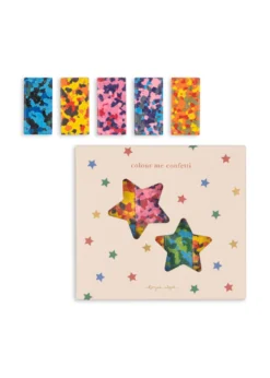 Konfetti farver - multi star