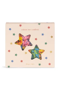 Konfetti farver - multi star