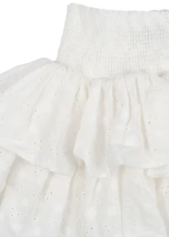 Lacey nederdel - optic white