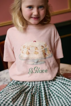 La Glace x ks kid tee - cameo rose